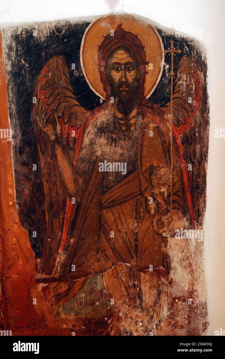 Grecia, Rodi Island villaggio di Kallithies (parte 1), monastero del profeta Amos Foto Stock