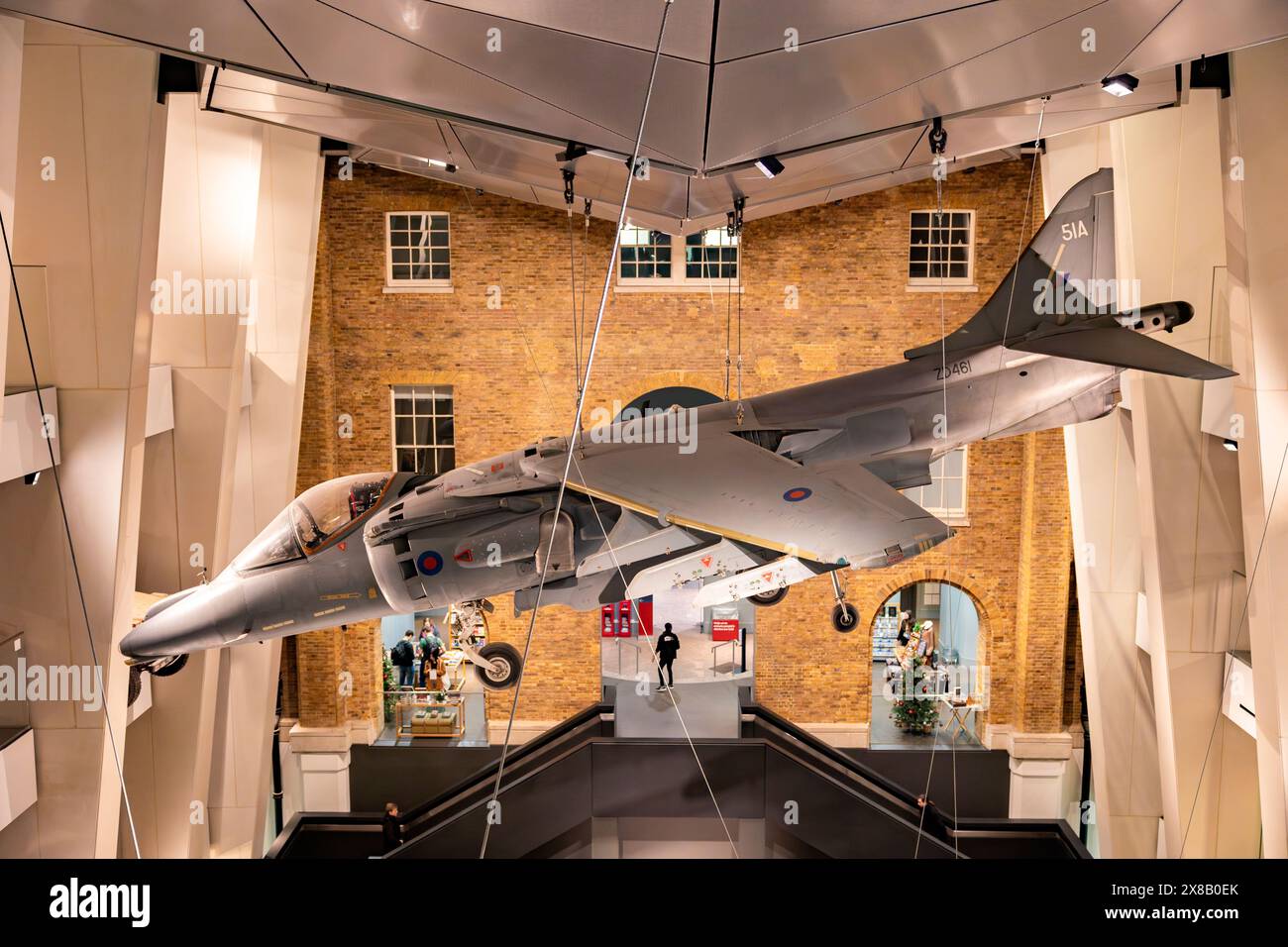 Velivoli dell'epoca della guerra mondiale. Primo piano dettagliato di un leggendario jet da caccia. Foto Stock