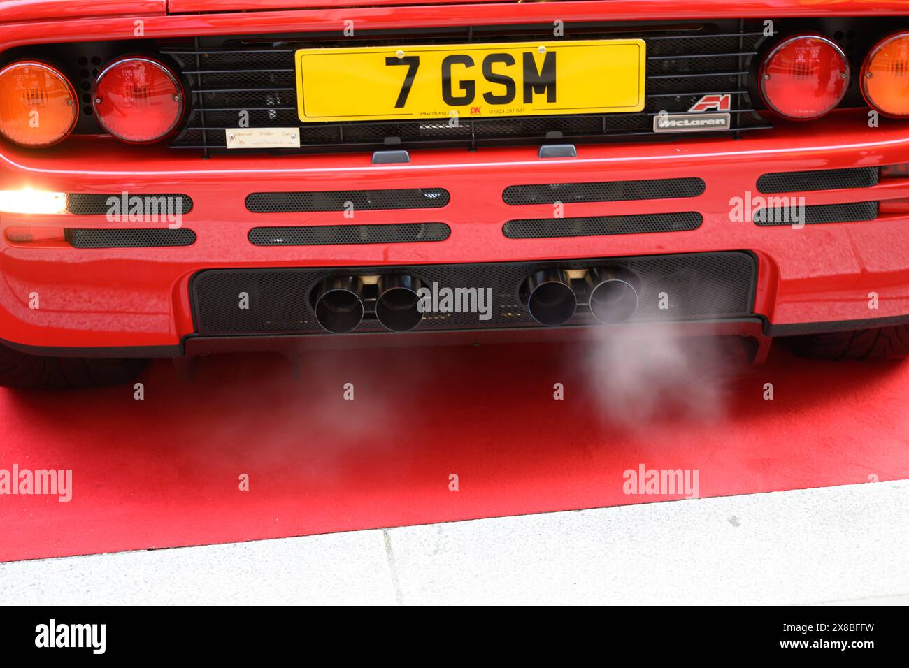 Londra, Regno Unito, 23 maggio 2024, il Concorso su Savile Row si è svolto dal 22 al 23 maggio 2024 è il luogo in cui le auto si incontrano. Una collaborazione tra sarti e il mondo automobilistico per celebrare l'artigianato e l'arte di Bespoke., Andrew Lalchan Photography/Alamy Live News Foto Stock