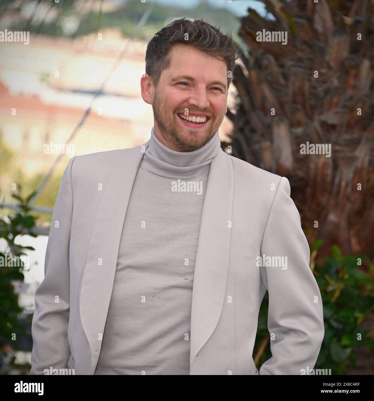 Pierre Deladonchamps Fotocall del film "le procès du chien" (cane in prova) 77° Festival di Cannes 19 maggio 2024 crediti: Jacky Godard/Photo12 Foto Stock