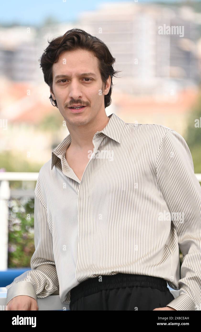 Dario Aita Photocall del film 'Parthenope' 77° Festival di Cannes 22 maggio 2024 crediti:Jacky Godard/Photo12 Foto Stock