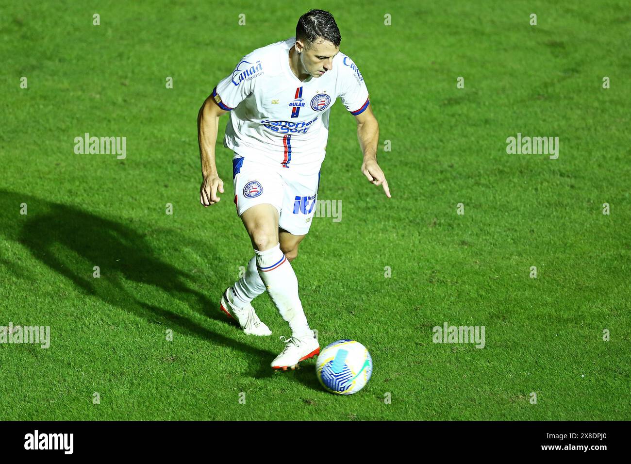 Criciuma, Brasile. 23 maggio 2024. Santiago Arias di Bahia, durante la partita tra Criciuma e Bahia, per la seconda tappa della terza fase della Coppa del Brasile 2024, allo Stadio Heriberto Hulse, a Criciuma il 23 maggio. Foto: Heuler Andrey/DiaEsportivo/Alamy Live News crediti: DiaEsportivo/Alamy Live News Foto Stock