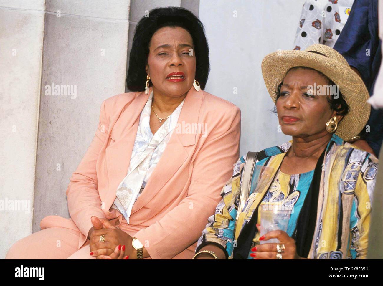 17 AGOSTO 2005 - L6322JKEL.8-28-1993.30° ANNIVERSARIO MARZO SU WASHINTON . CORETTA SCOTT KING E CHRISTINE KING FARRIS. JAMES M KELLY- 1993 (immagine di credito: © James M. Kelly/ZUMA Wire) SOLO PER USO EDITORIALE! Non per USO commerciale! Foto Stock