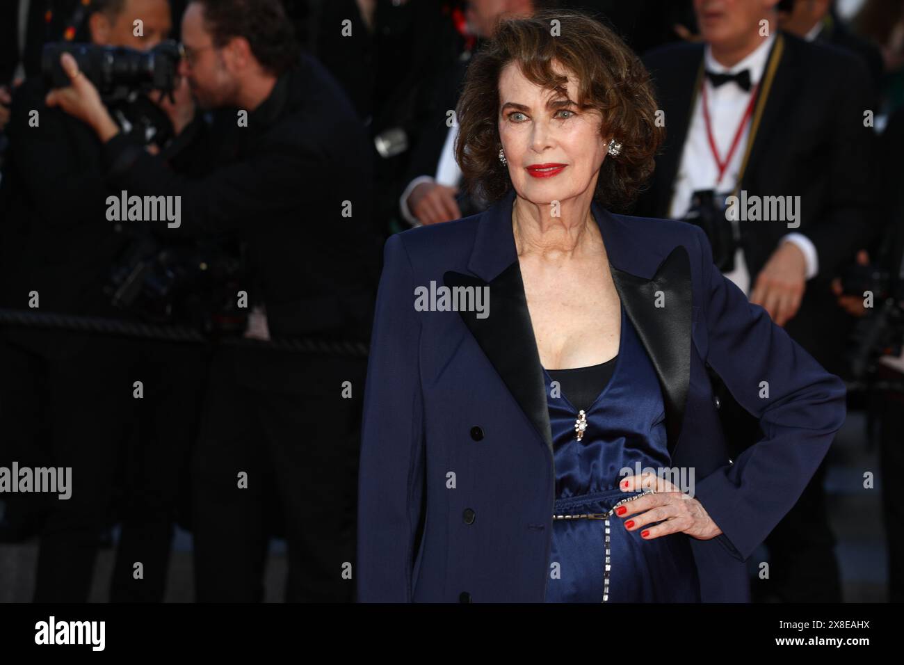 24 maggio 2024, Cannes, Costa azzurra, Francia: DAYLE HADDON cammina sul tappeto rosso davanti al "The Most Precious of Cargo" prima proiezione al 77° Festival annuale di Cannes al Palais des Festivals di Cannes, Francia (Credit Image: © Mickael Chavet/ZUMA Press Wire) SOLO USO EDITORIALE! Non per USO commerciale! Foto Stock