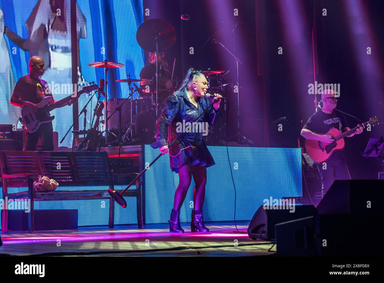 Loredana Bertè in concerto al Teatro Colosseo di Torino il 24 maggio 2024 - foto di Luca Moschini Foto Stock