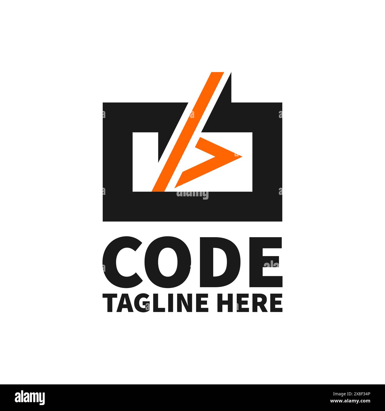 modello di logo di programmazione , vettore di codifica Illustrazione Vettoriale