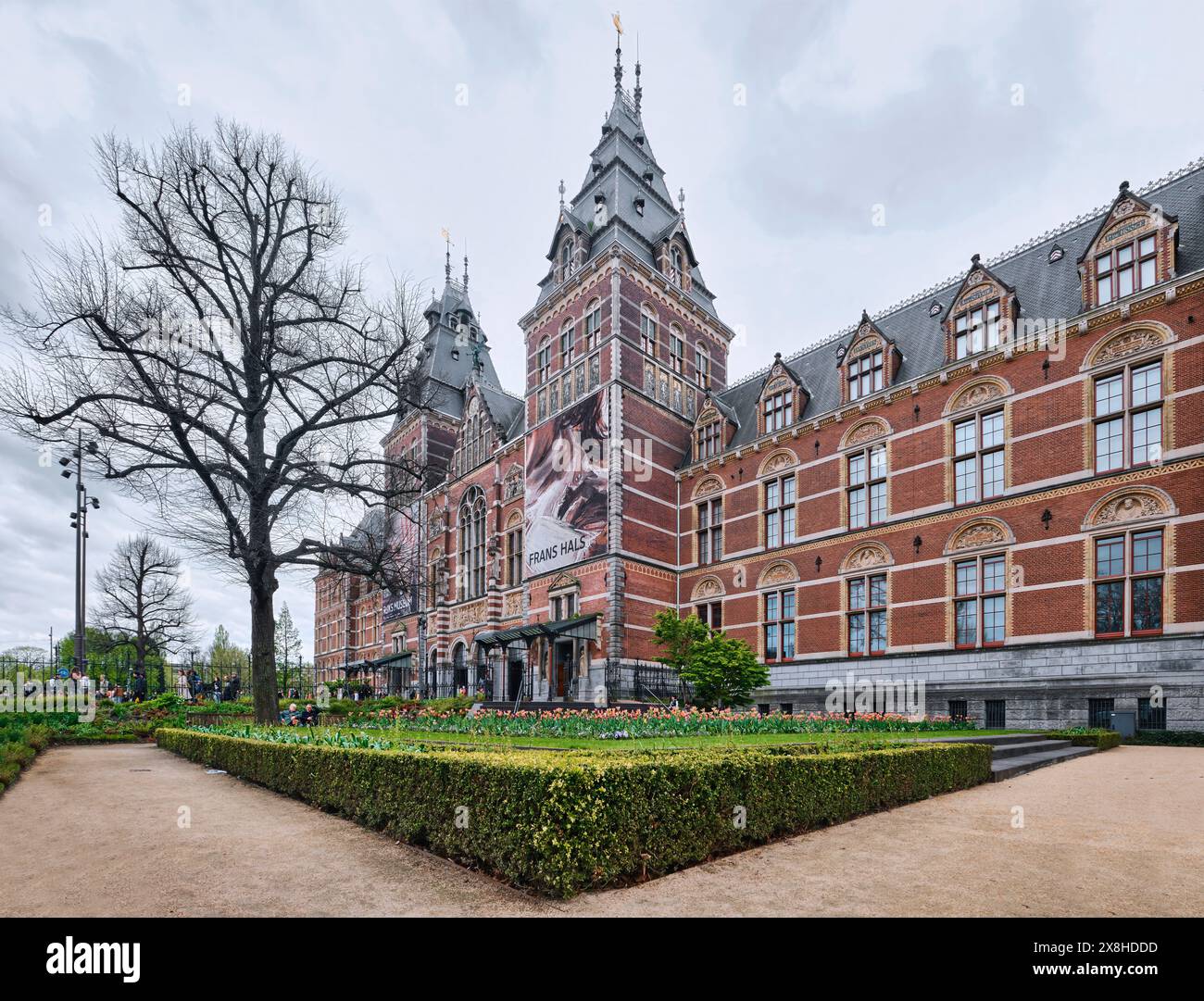 Paesi Bassi, Amsterdam - 09 aprile 2024: Rijksmuseum, museo nazionale di stato nel centro di Amsterdam Foto Stock