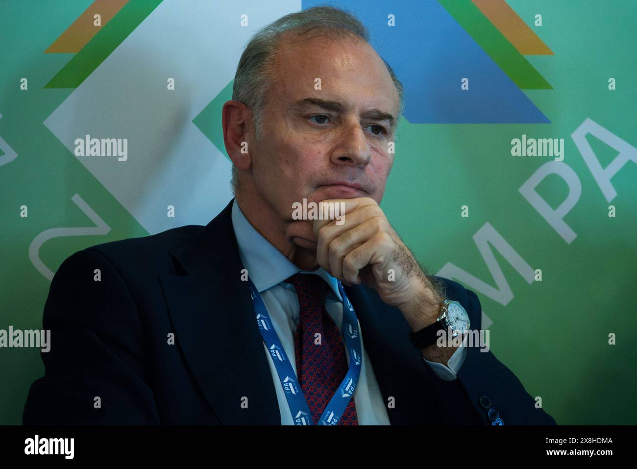 Roma, Italia. Nella foto Vincenzo Sanasi d'Arpe (CEO di Consap). SOLO PER USO EDITORIALE! NON PER USO COMMERCIALE! Foto Stock