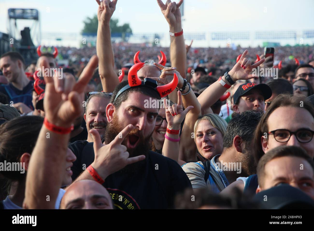 Reggio Emilia, Italia. 25 maggio 2024. La band australiana degli AC/DC ...