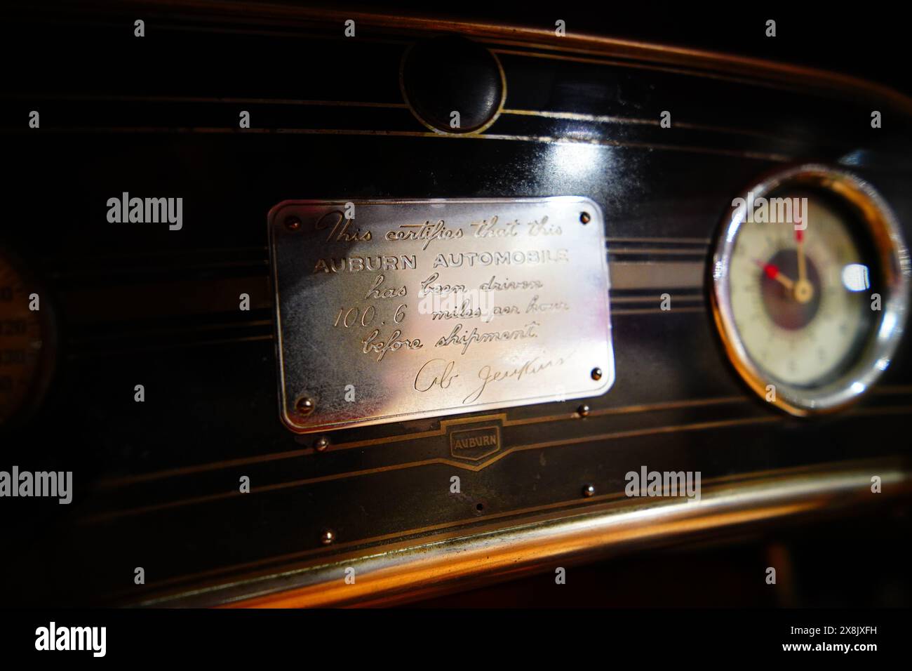 MOSTRA DI AUTO D'EPOCA Foto Stock