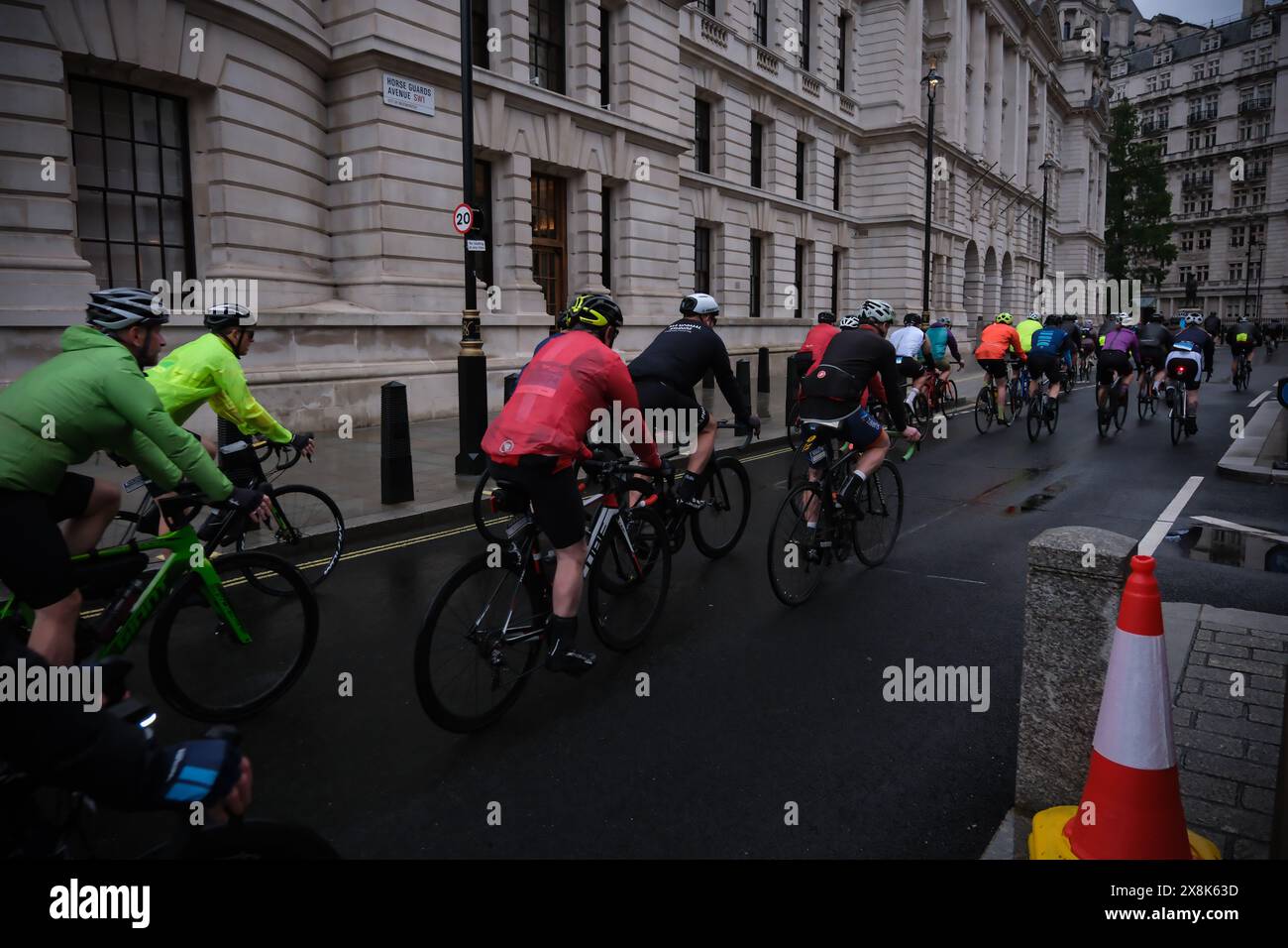 Londra, Regno Unito. 26 maggio 2024. Le persone partecipano all'evento Ford Ride London Freecycle 2024 nel centro di Londra. Laura Gaggero/Alamy notizie dal vivo Foto Stock