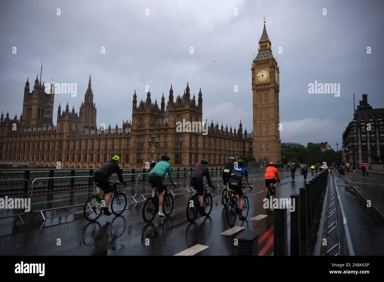 Londra, Regno Unito. 26 maggio 2024. Le persone partecipano all'evento Ford Ride London Freecycle 2024 nel centro di Londra. Laura Gaggero/Alamy notizie dal vivo Foto Stock