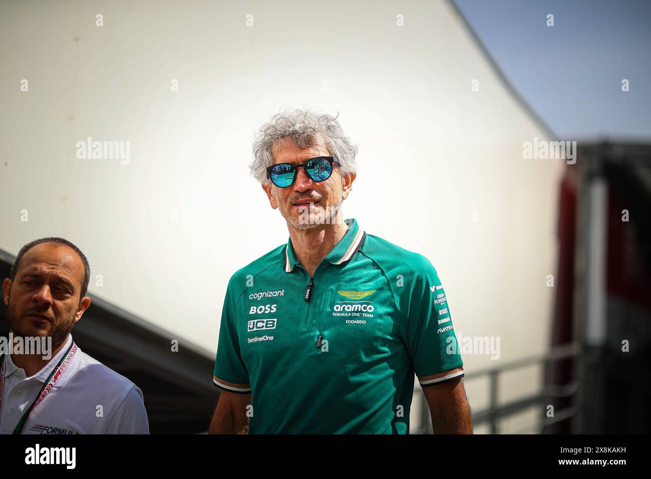 Monaco, Principato di Monaco. 26 maggio 2024. Edoardo Bendinelli, Fernando Alonso personal trainer, durante il GP di Monaco, 23-26 maggio 2024 Montecarlo, campionato del mondo di Formula 1 2024. Credito: Agenzia fotografica indipendente/Alamy Live News Foto Stock