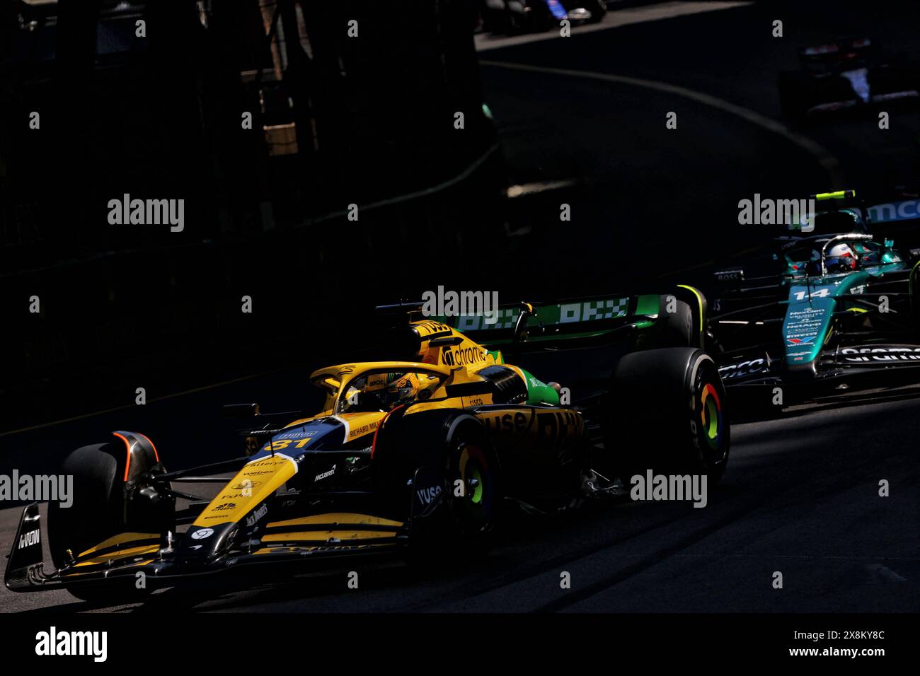 Monaco, Monte Carlo. 26 maggio 2024. Oscar Piastri (AUS) McLaren MCL38. 26.05.2024. Campionato del mondo di formula 1, Rd 8, Gran Premio di Monaco, Monte Carlo, Monaco, giorno della gara. Il credito fotografico dovrebbe essere: XPB/Alamy Live News. Foto Stock