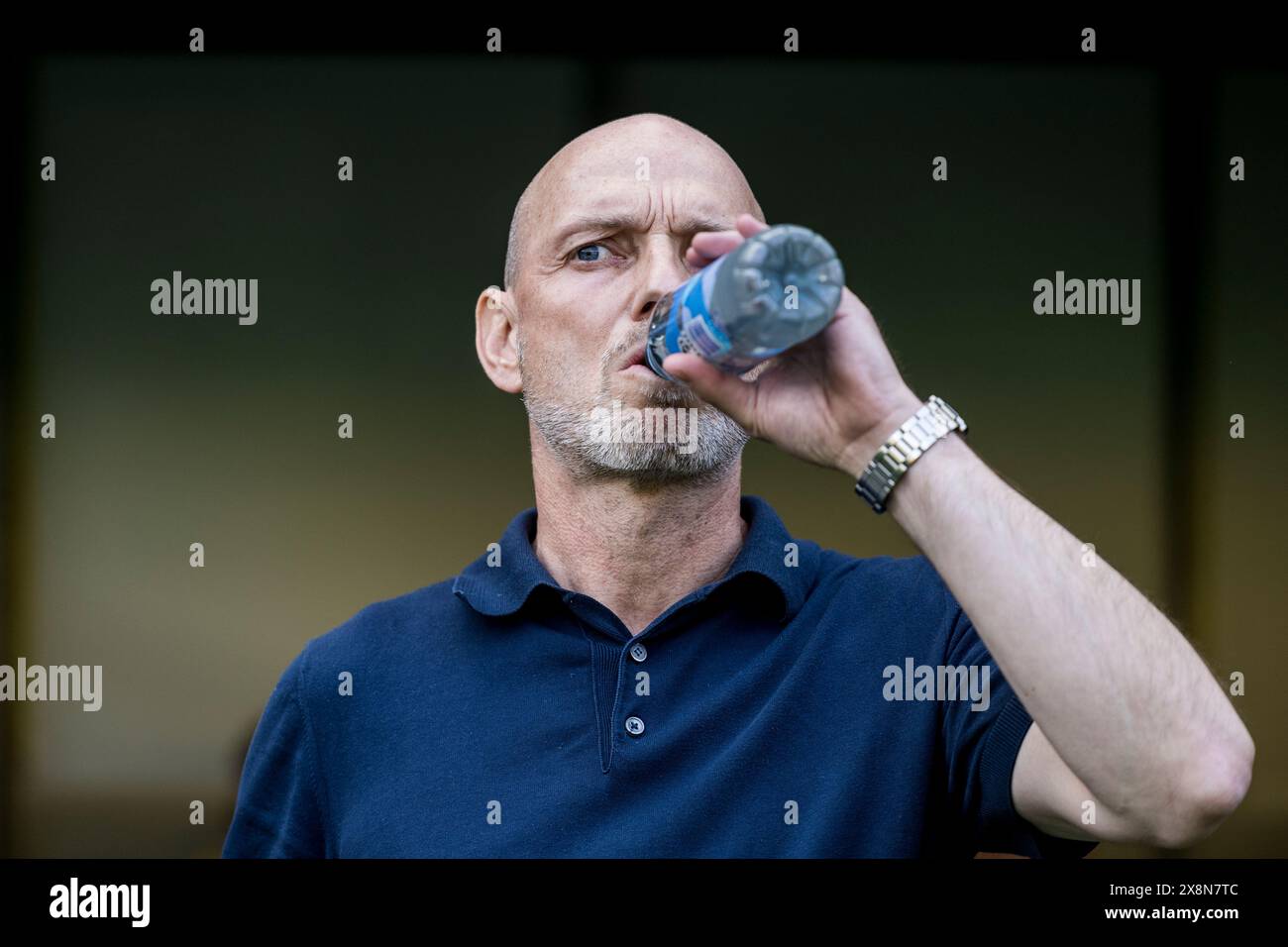 Brondby, Danimarca. 26 maggio 2024. Il capo-allenatore Jesper Sorensen di Broendby SE visto durante il 3F Superliga match tra Broendby IF e Aarhus GF al Brondby Stadium. (Photo Credit: Gonzales Photo/Alamy Live News Foto Stock