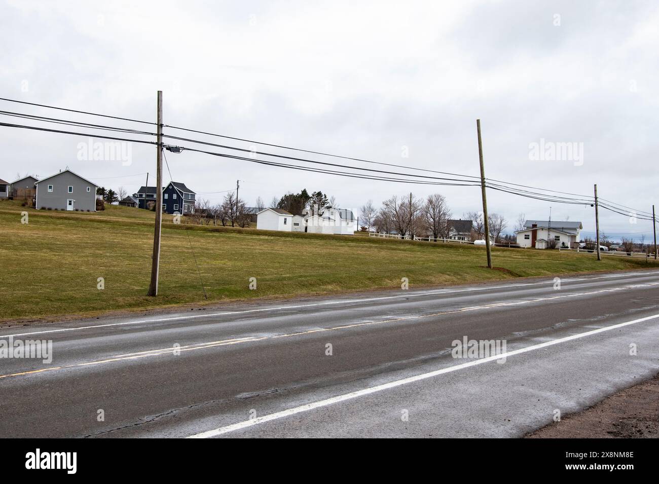 Residenze a St. Peters Bay, Prince Edward Island, Canada Foto Stock