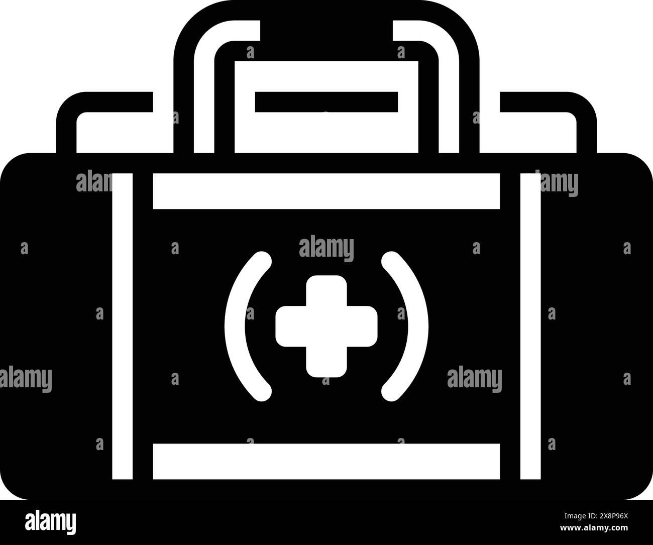 Icona per kit di emergenza, kit Illustrazione Vettoriale