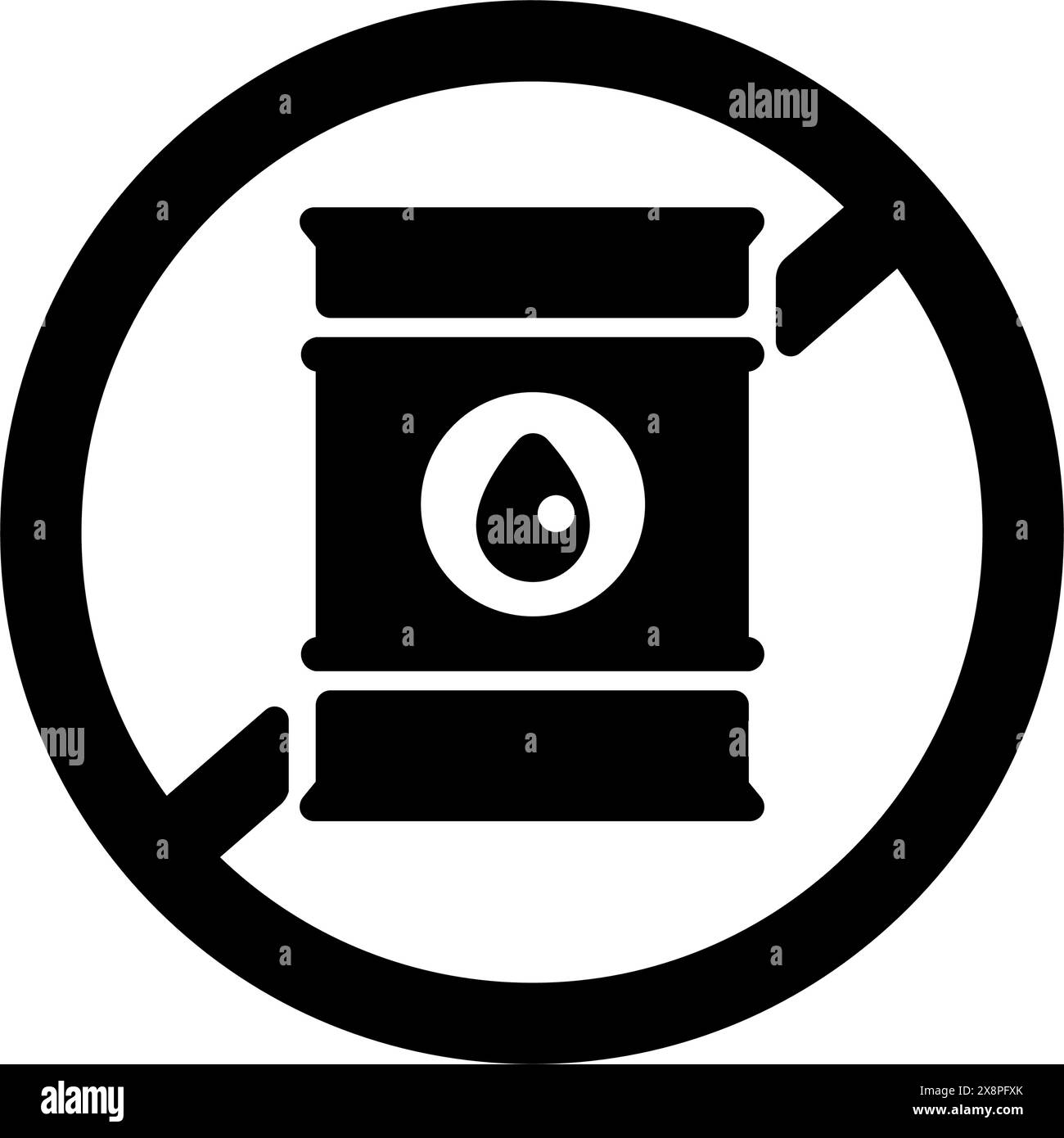 Illustrazione dell'icona vettoriale sul tema dell'ecologia (senza combustibili fossili) Illustrazione Vettoriale