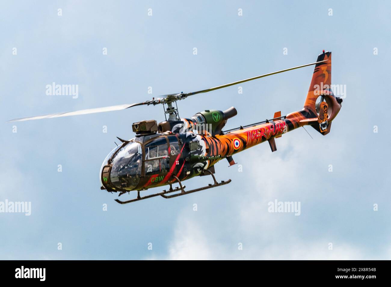 © Arnaud BEINAT/Maxppp. 2024/05/25, Chambley, Lorena, Grand Est, Francia. Hélicoptère léger Gazelle de l'armée de terre francese. INGLESE : Gazelle leggero elicottero dell'esercito francese. Crediti: MAXPPP/Alamy Live News Foto Stock