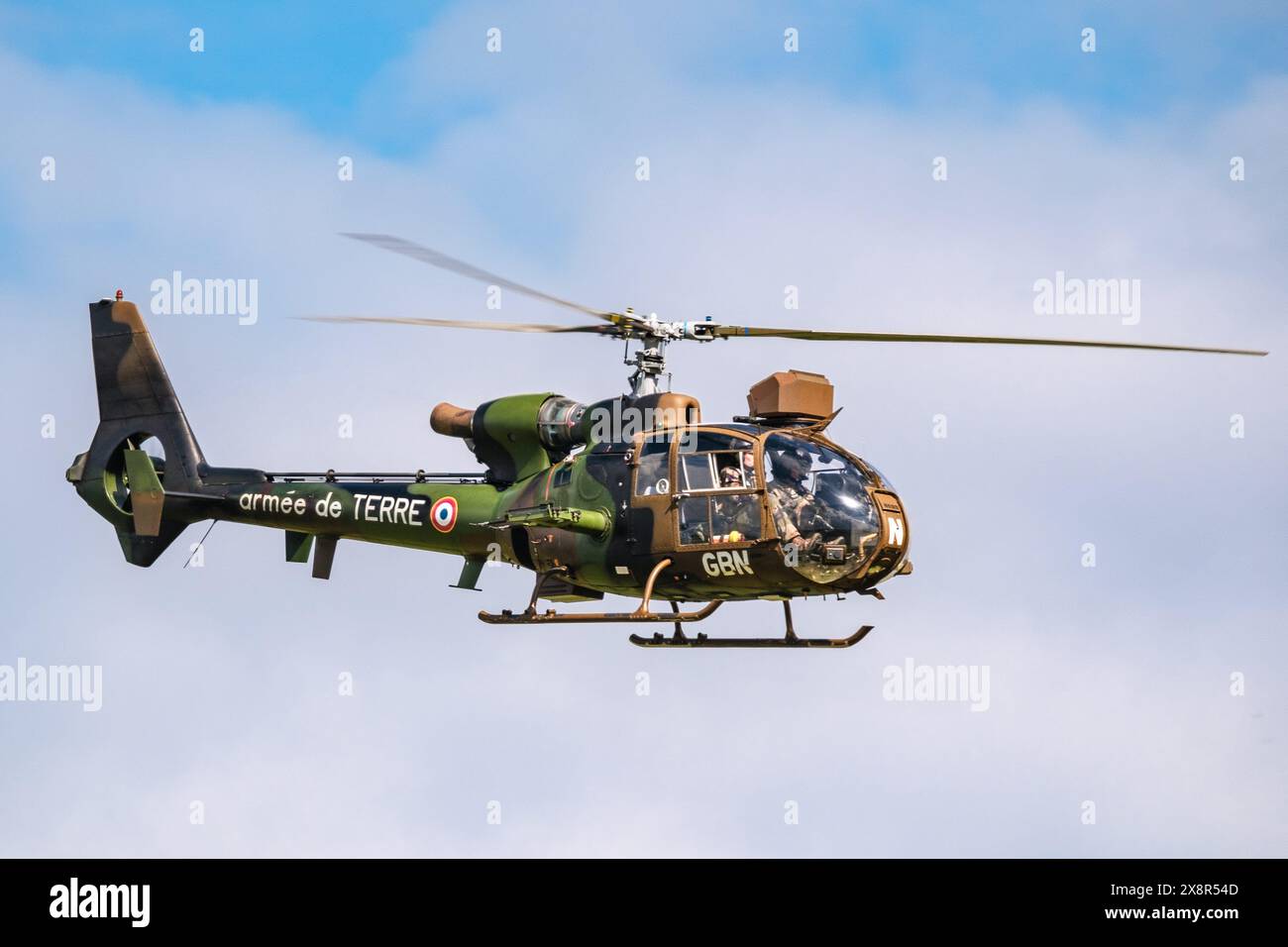 © Arnaud BEINAT/Maxppp. 2024/05/25, Chambley, Lorena, Grand Est, Francia. Hélicoptère léger Gazelle de l'armée de terre francese. INGLESE : Gazelle leggero elicottero dell'esercito francese. Crediti: MAXPPP/Alamy Live News Foto Stock