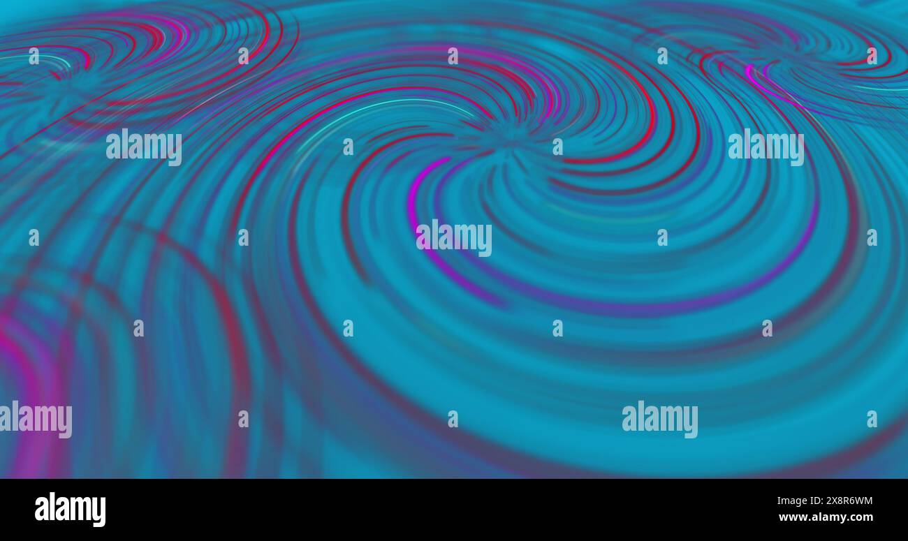 Immagine di turni blu su sfondo blu Foto Stock