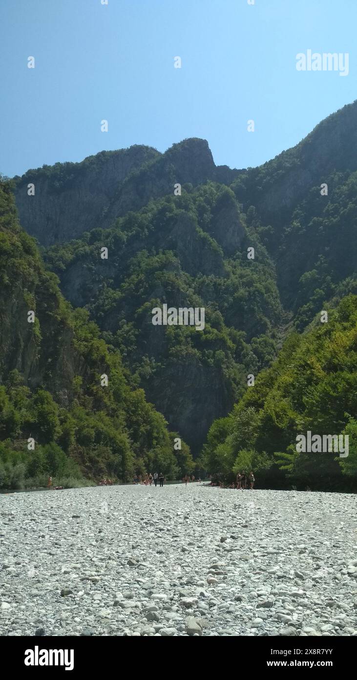 Valle del fiume Shala Foto Stock