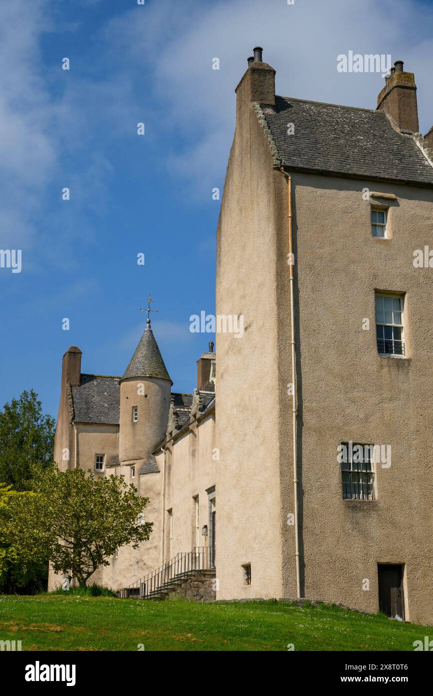 Drum Castle and Gardens, Drumoak, Deeside, Aberdeenshire, Scozia, REGNO UNITO. Foto Stock