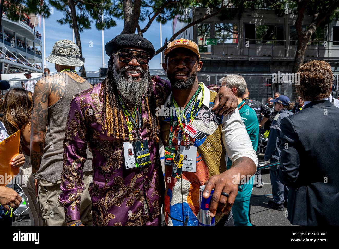 Monte Carlo, Monaco, 27 maggio 2024, Siya Kolisi, capitano di rugby sudafricano presente alla giornata di gara, ottavo round del campionato di Formula 1 2024. Crediti: Michael Potts/Alamy Live News Foto Stock