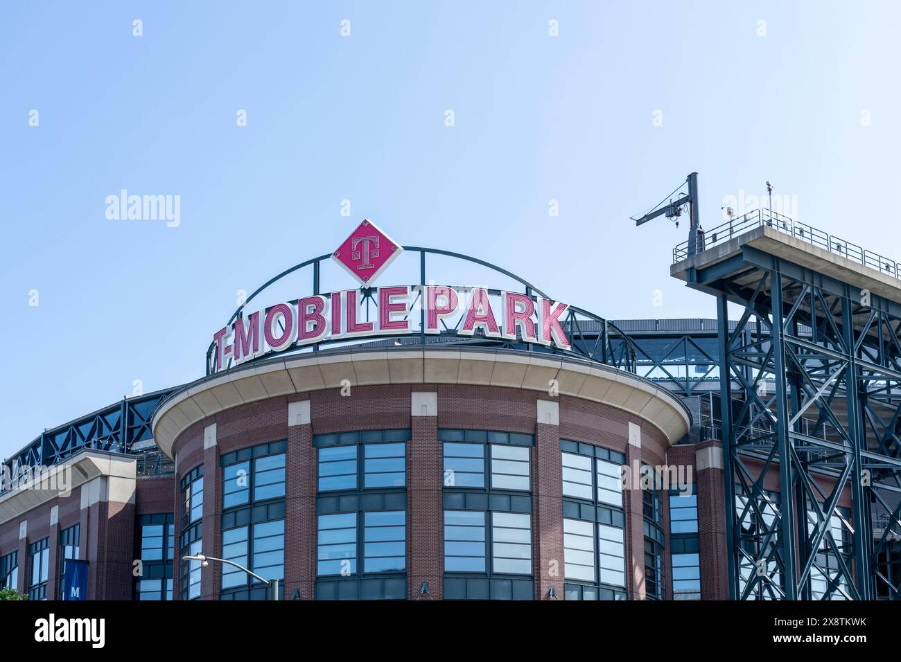 Seattle, WA, USA - 15 giugno 2023: T-Mobile Park a Seattle, WA, USA. Foto Stock