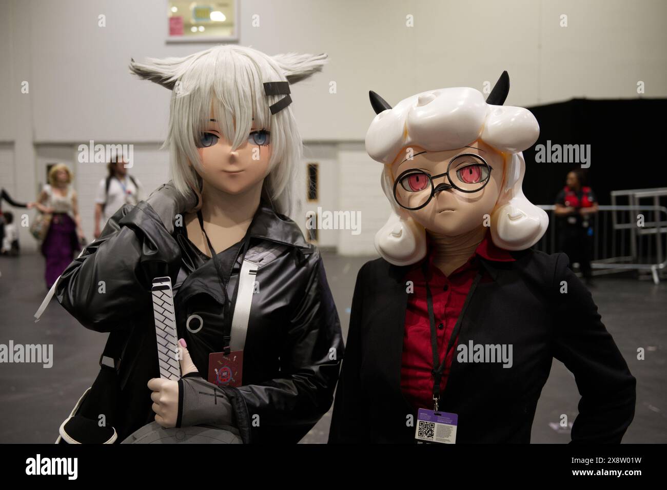 Due cosplayer al Comic con London Foto Stock