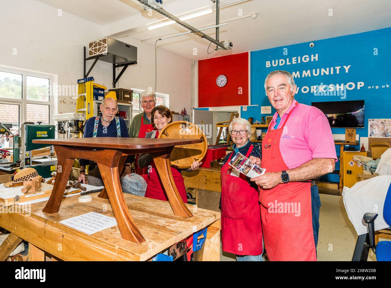 Budleigh Salterton Gala Week. Workshop della comunità. Foto Stock