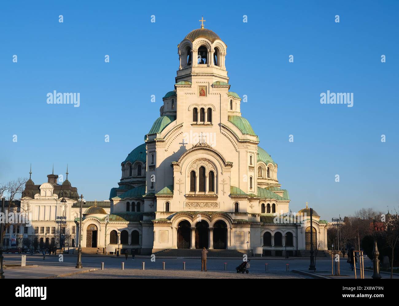 Sofia, Bulgaria - 31 gennaio 2024. Cattedrale di St. Alexander Nevsky Foto Stock