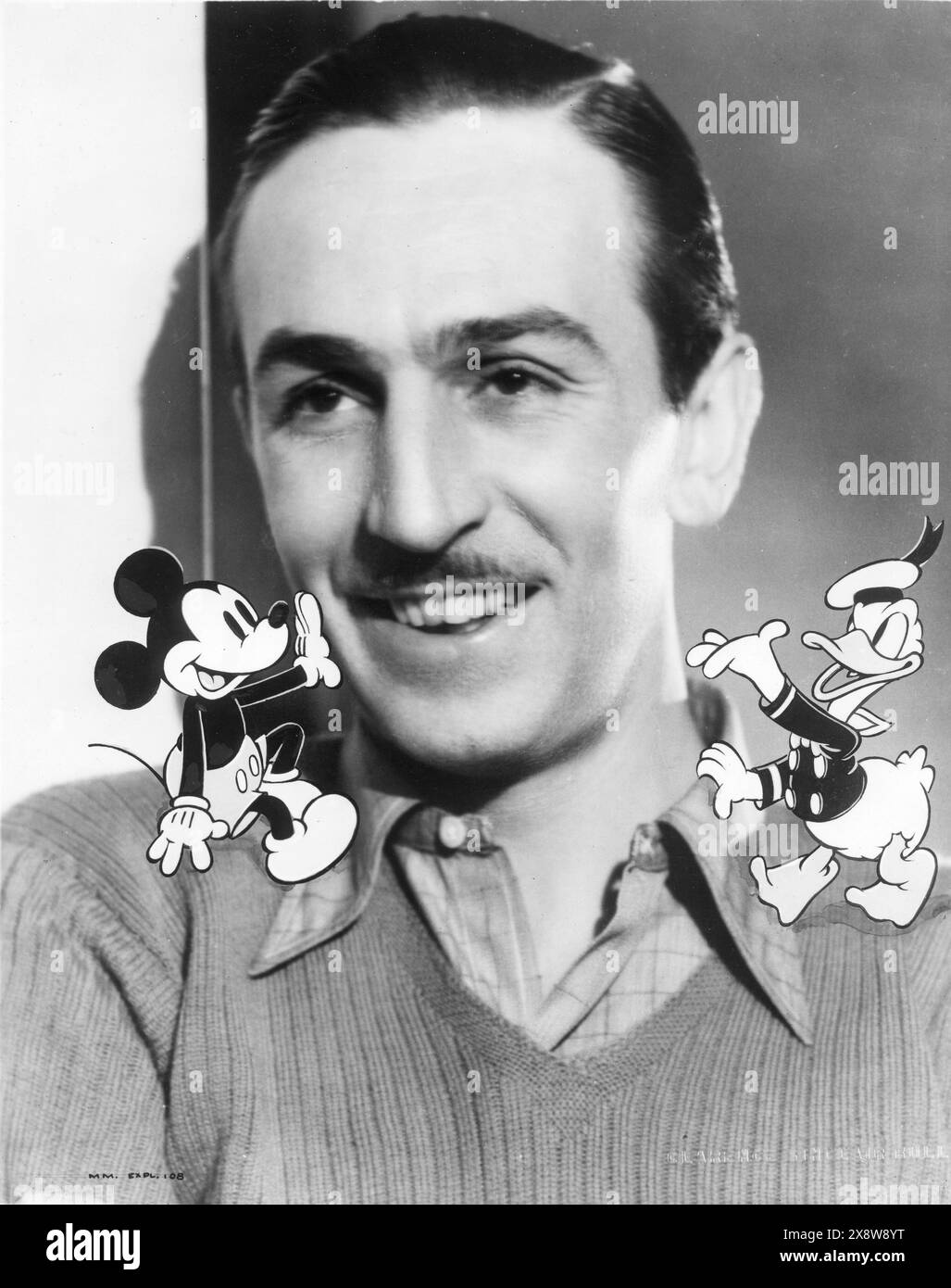 Ritratto WALT DISNEY 1936 di CLARENCE SINCLAIR BULL Walt Disney Productions / United Artists Foto Stock
