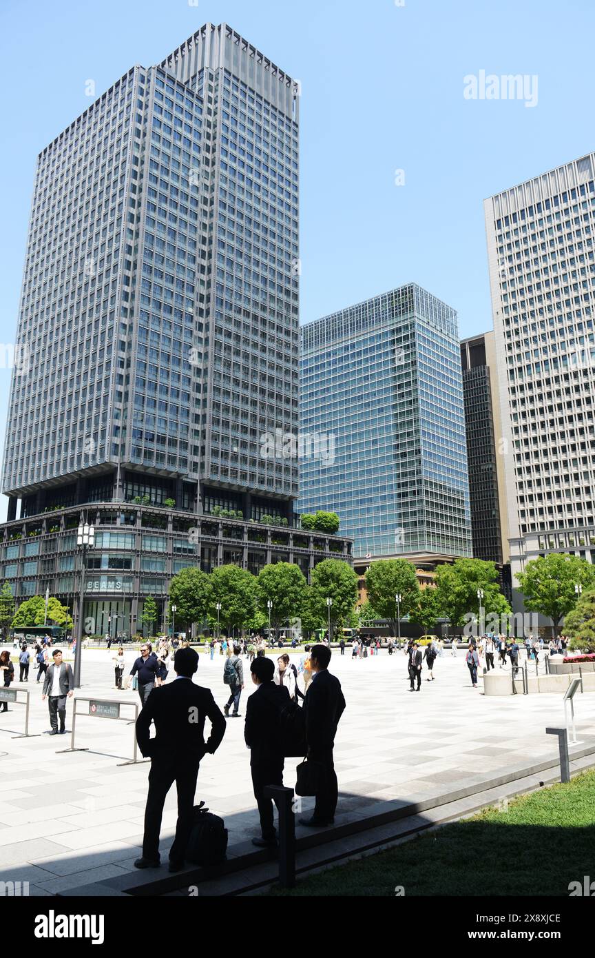 Stazione centrale di Tokyo - il vecchio edificio Marunouchi. Tokyo, Giappone. Foto Stock