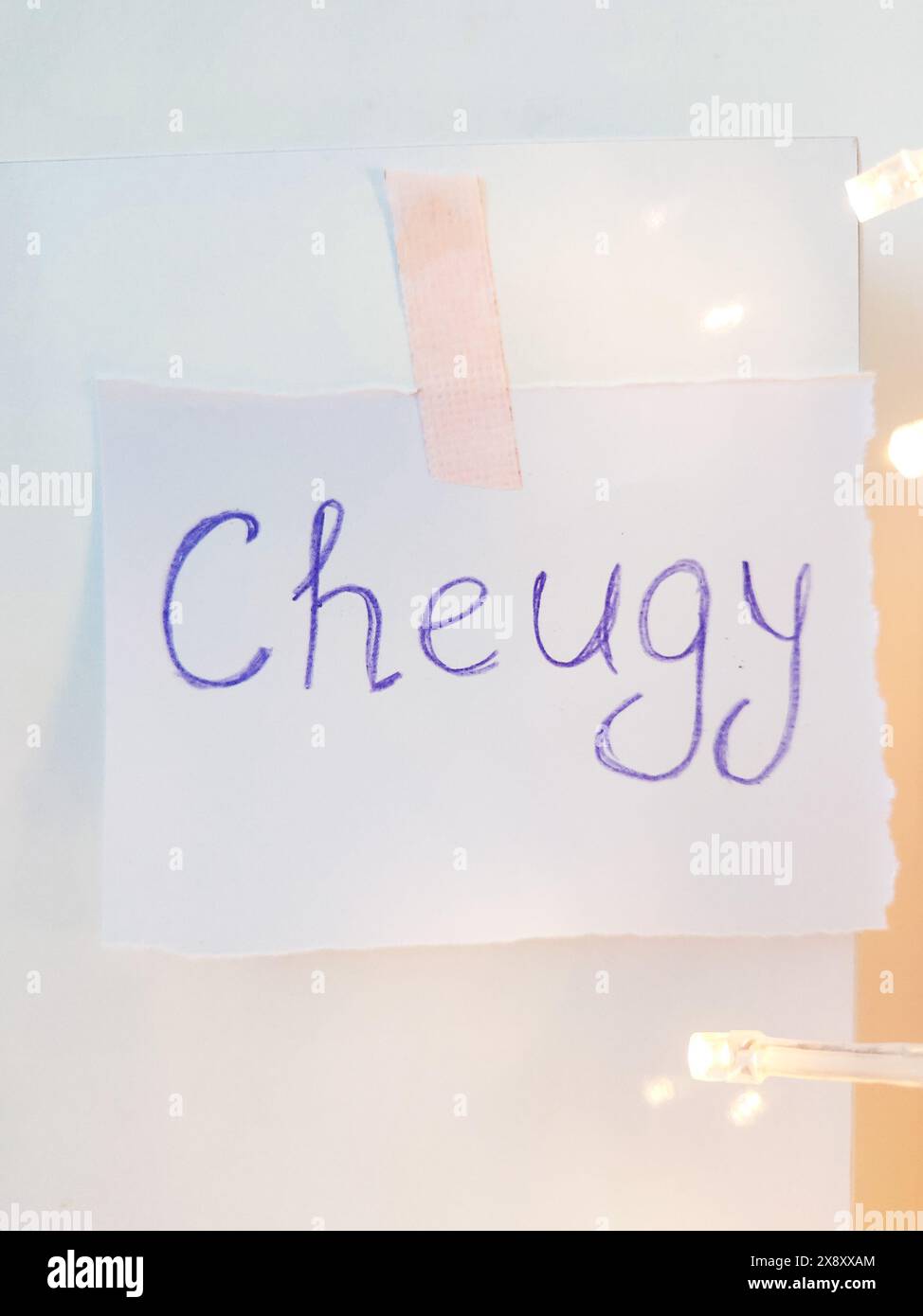 Cheugy si riferisce a una persona o a cose obsolete o poco belle, Foto Stock