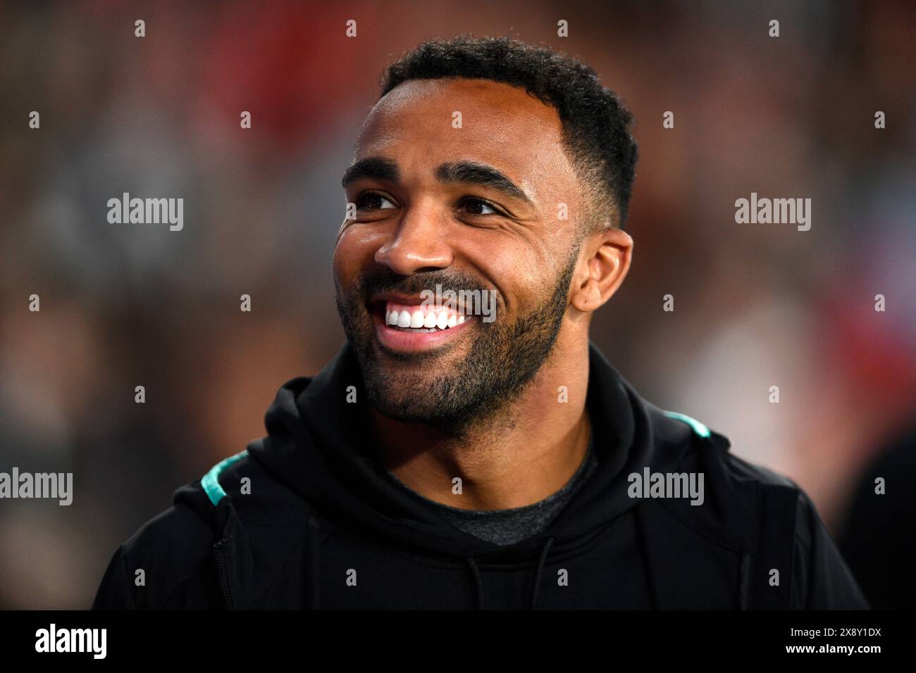 MELBOURNE, AUSTRALIA. 24 maggio 2024. Nella foto: Un ritratto dell'attaccante del Newcastle United Callum Wilson (9) durante la Global Football Week English Premier Foto Stock