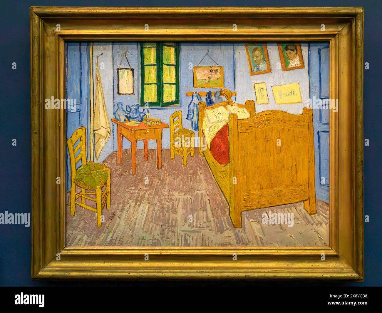 Francia, Parigi, area dichiarata patrimonio dell'umanità dall'UNESCO, museo d'Orsay, la chambre de Van Gogh à Arles Foto Stock