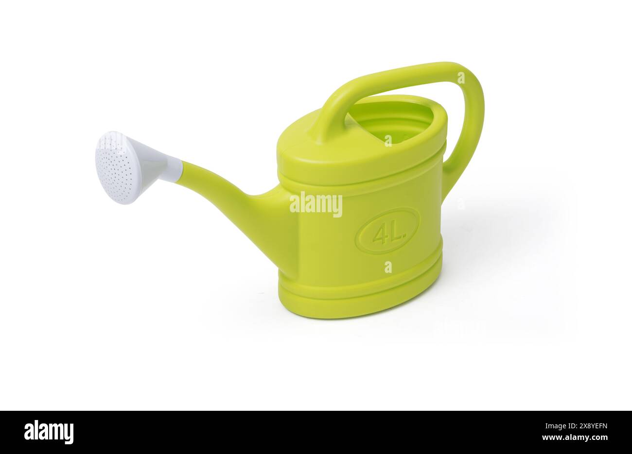 L'irrigazione può essere isolata su sfondo bianco, materiali di consumo e strumenti per il giardinaggio Foto Stock