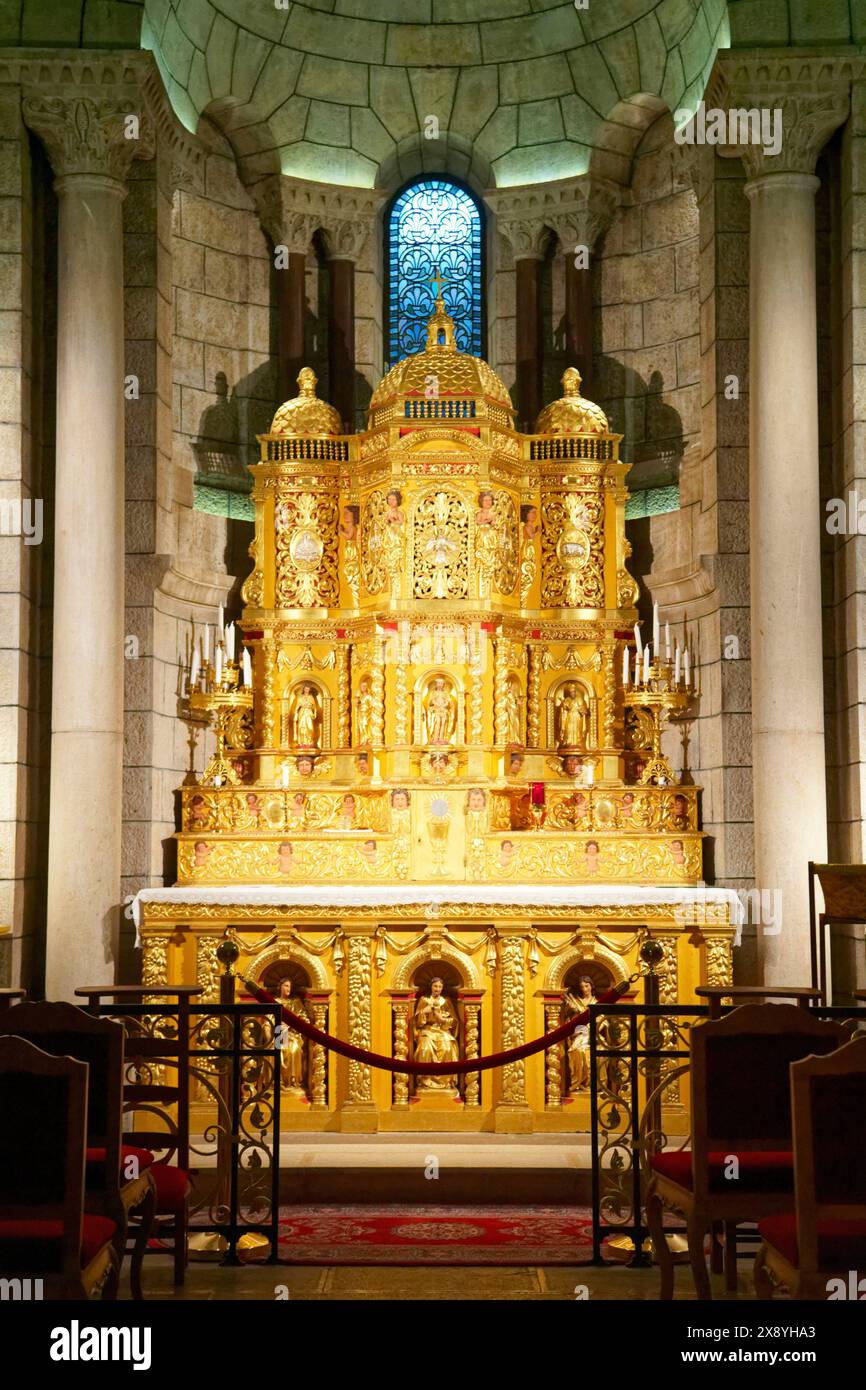 Principato di Monaco, Monaco, Cattedrale Immacolata di Notre Dame di Monaco sulla roccia, altare della Cappella del Santissimo Sacramento, 1667 Foto Stock