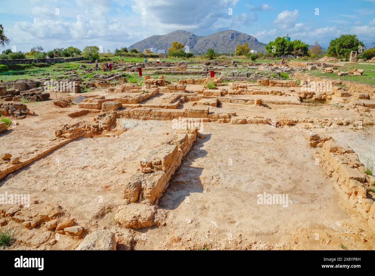 Spagna, Isole Baleari, Maiorca, resti romani di Pollentia, Alcudia Foto Stock