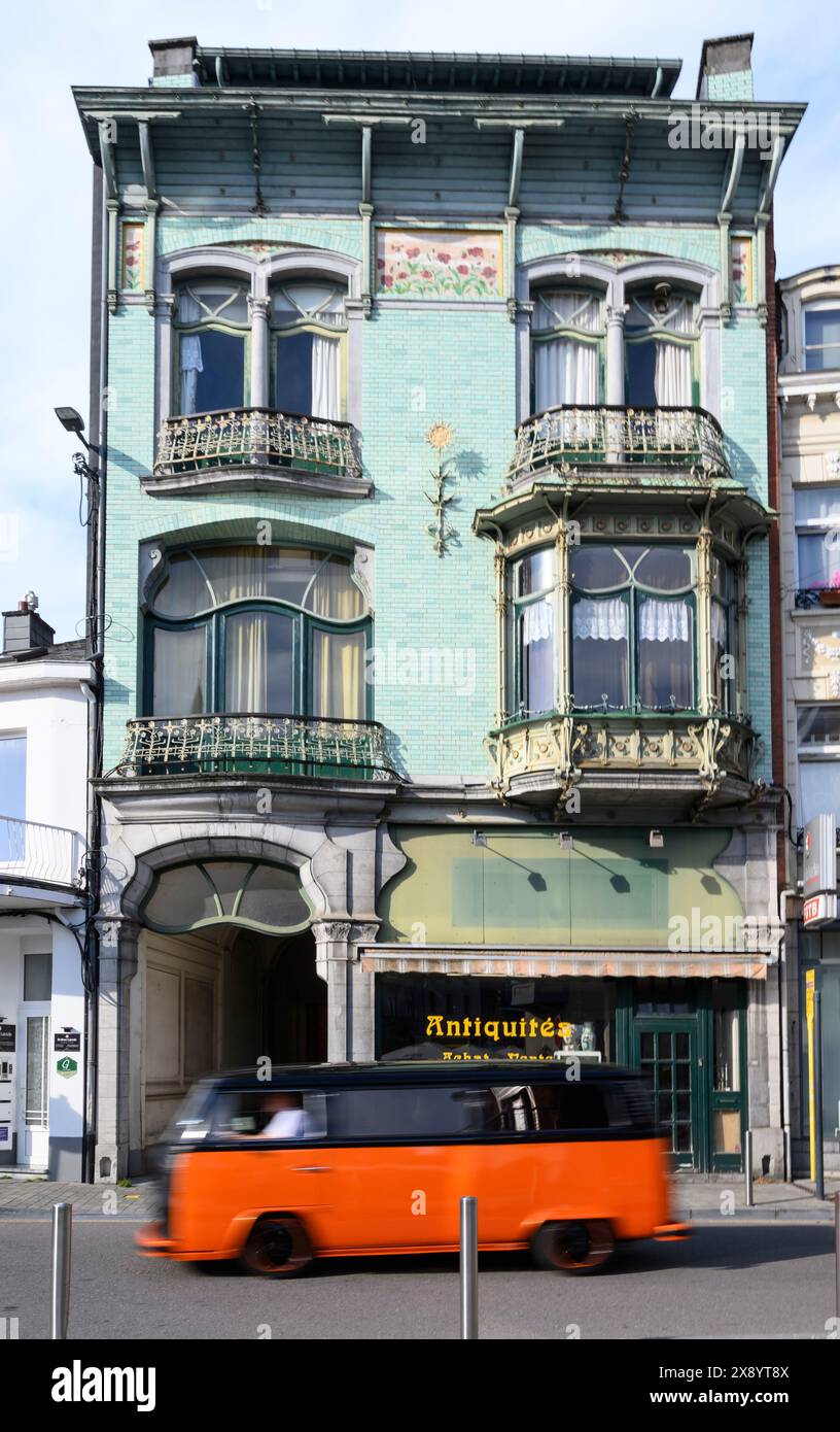 Belgio, Vallonia, provincia di Liegi, città di Spa, via Royale Foto Stock