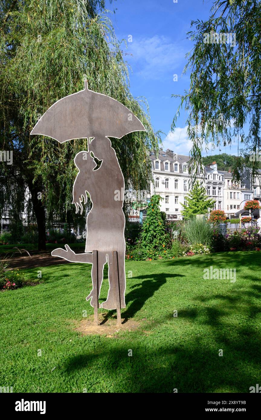 Belgio, Vallonia, provincia di Liegi, città di Spa, giardino del casinò Foto Stock