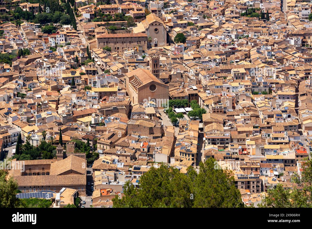 Pollensa è una città medievale ricca di cultura e storia, a nord dell'isola di Maiorca, Isole Baleari, Spagna Foto Stock