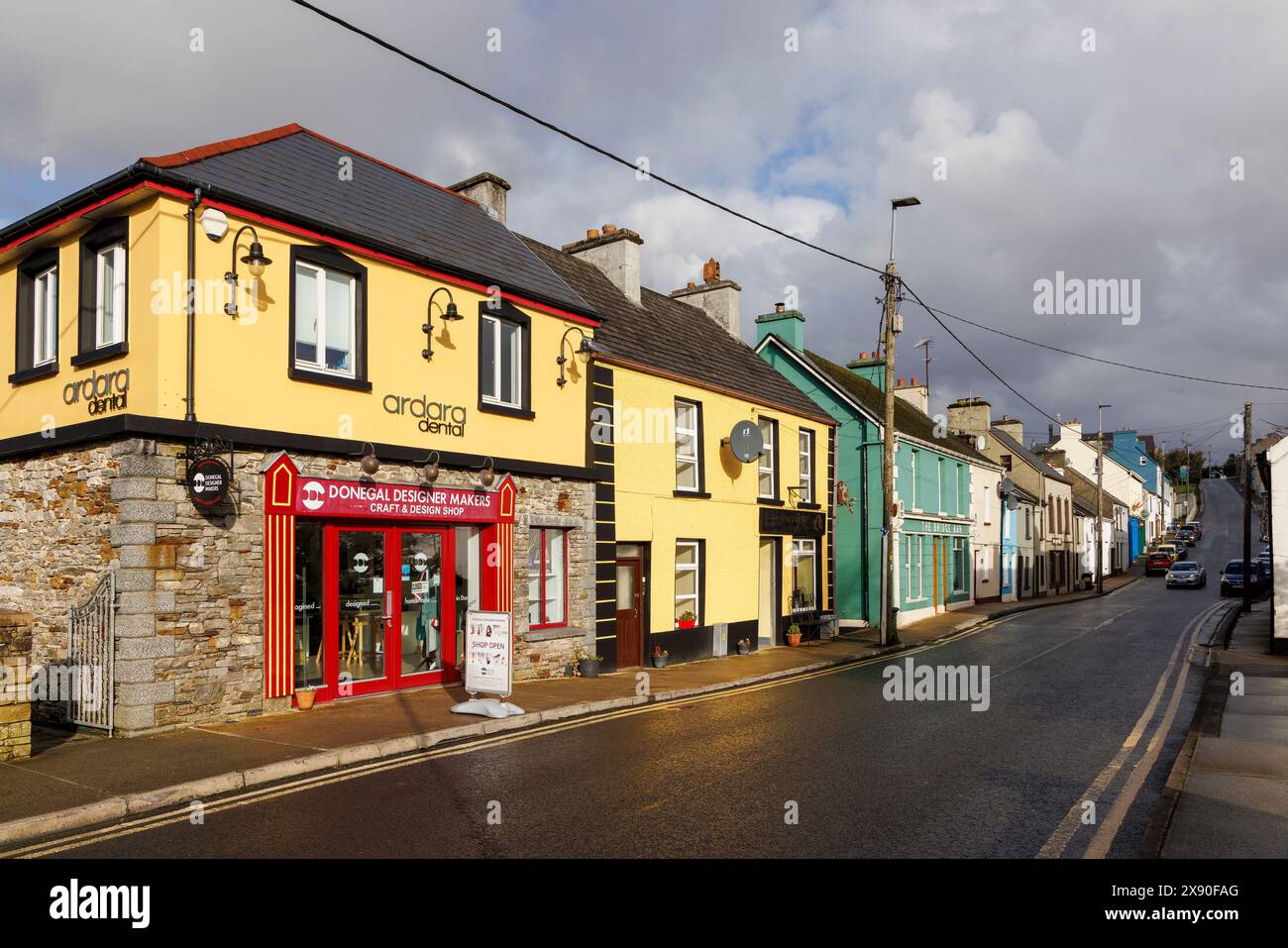 Ardara, County Donegal, Irlanda Foto Stock