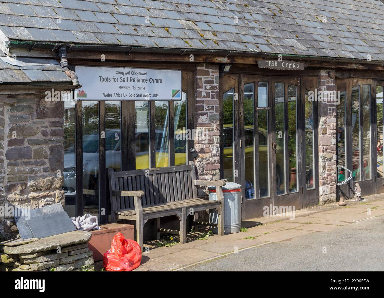 Tools for Self Reliance Shop, Crickhowell, Powys, Galles, Regno Unito Foto Stock