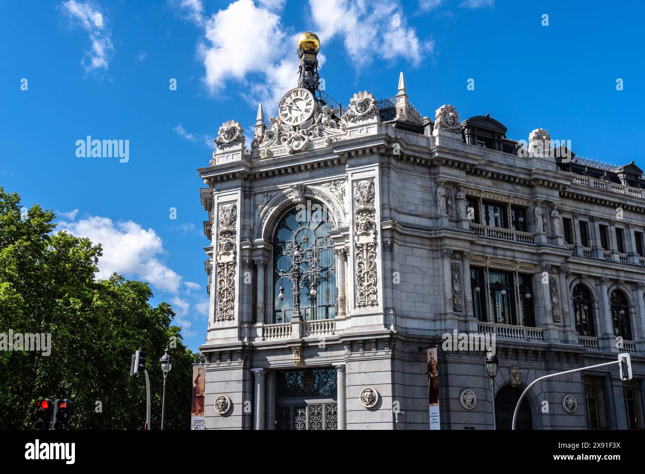 Madrid, Spagna - 19 maggio 2024: Edificio della Banca di Spagna Foto Stock