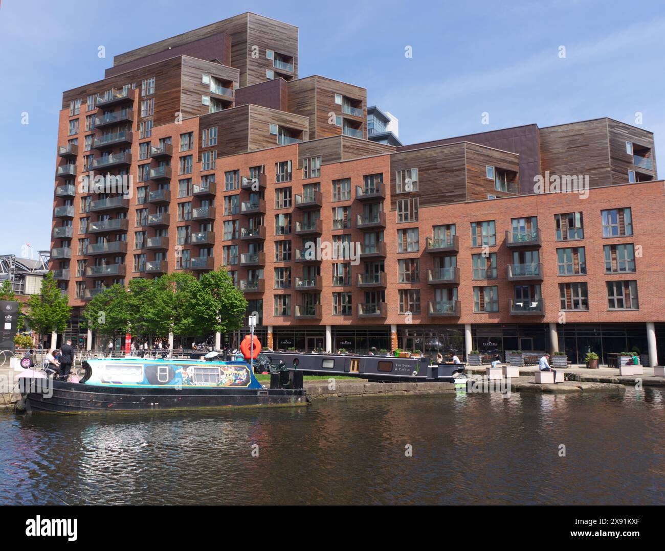 Granary Wharf, Leeds, Yorkshire, Regno Unito Foto Stock