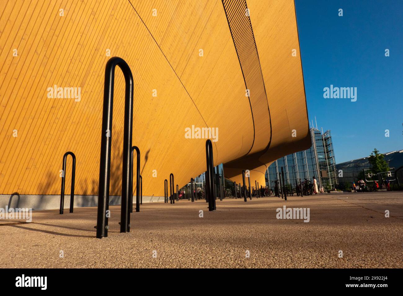 Helsinki Helsinki Helsinki Central Library Oodi Helsingin keskustakirjasto Oodi Foto Stock