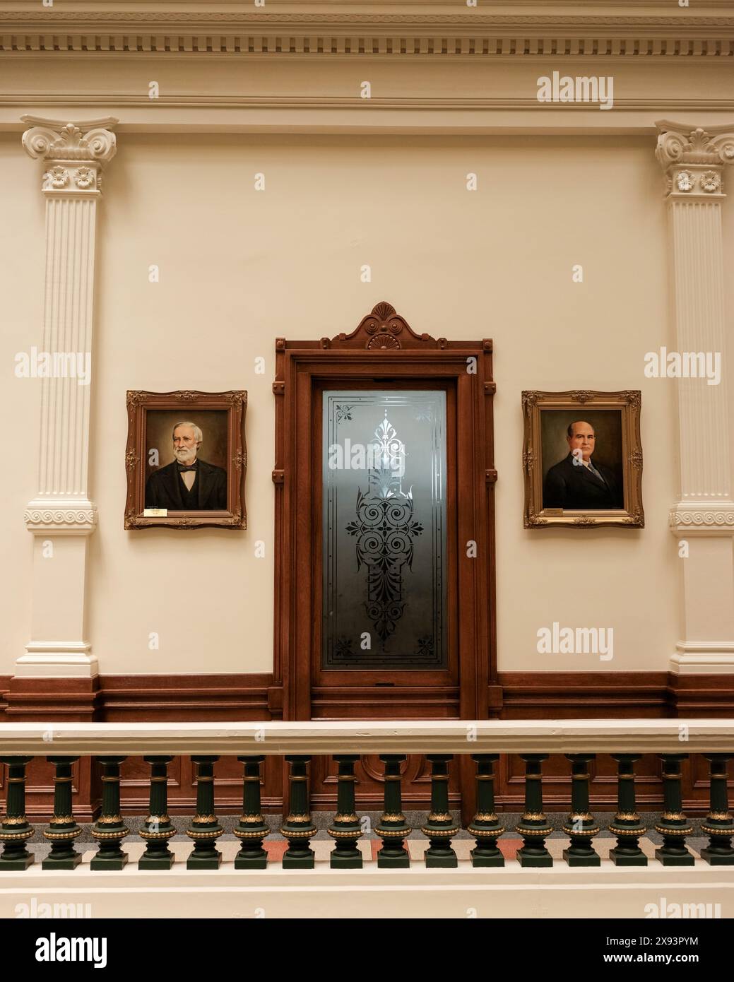 Il Campidoglio del Texas è il campidoglio e sede del governo dello stato americano del Texas. Situato nel centro di Austin, Texas. Foto Stock