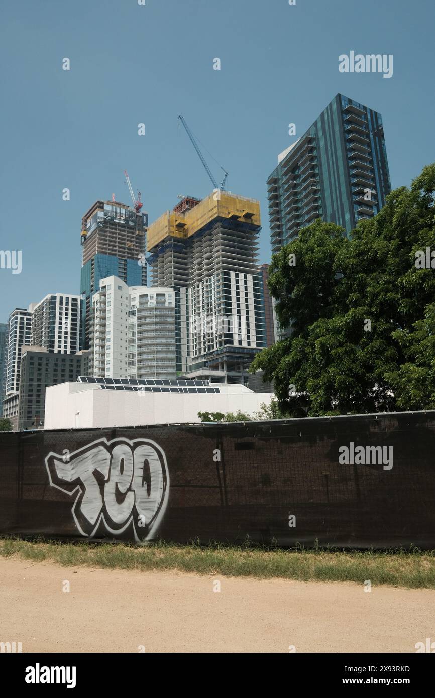 Sviluppo Riverside ad Austin, Texas Foto Stock